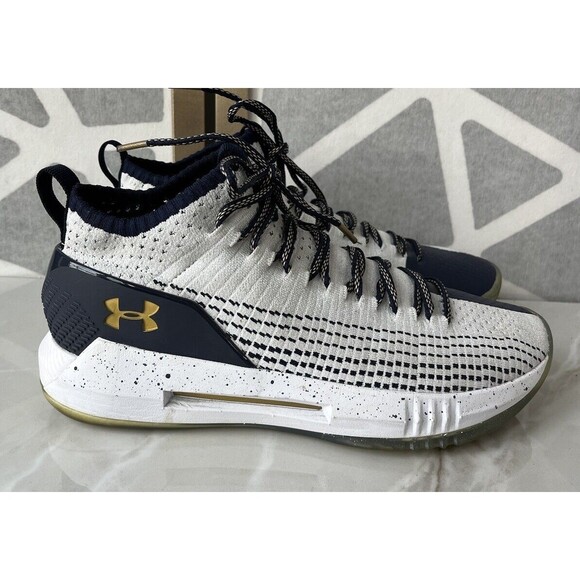 Under Armour Men Sz 10 Heat Seeker Basketball Shoe White Sneakers main image 7